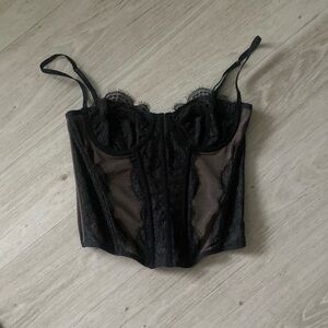 Lace corset top